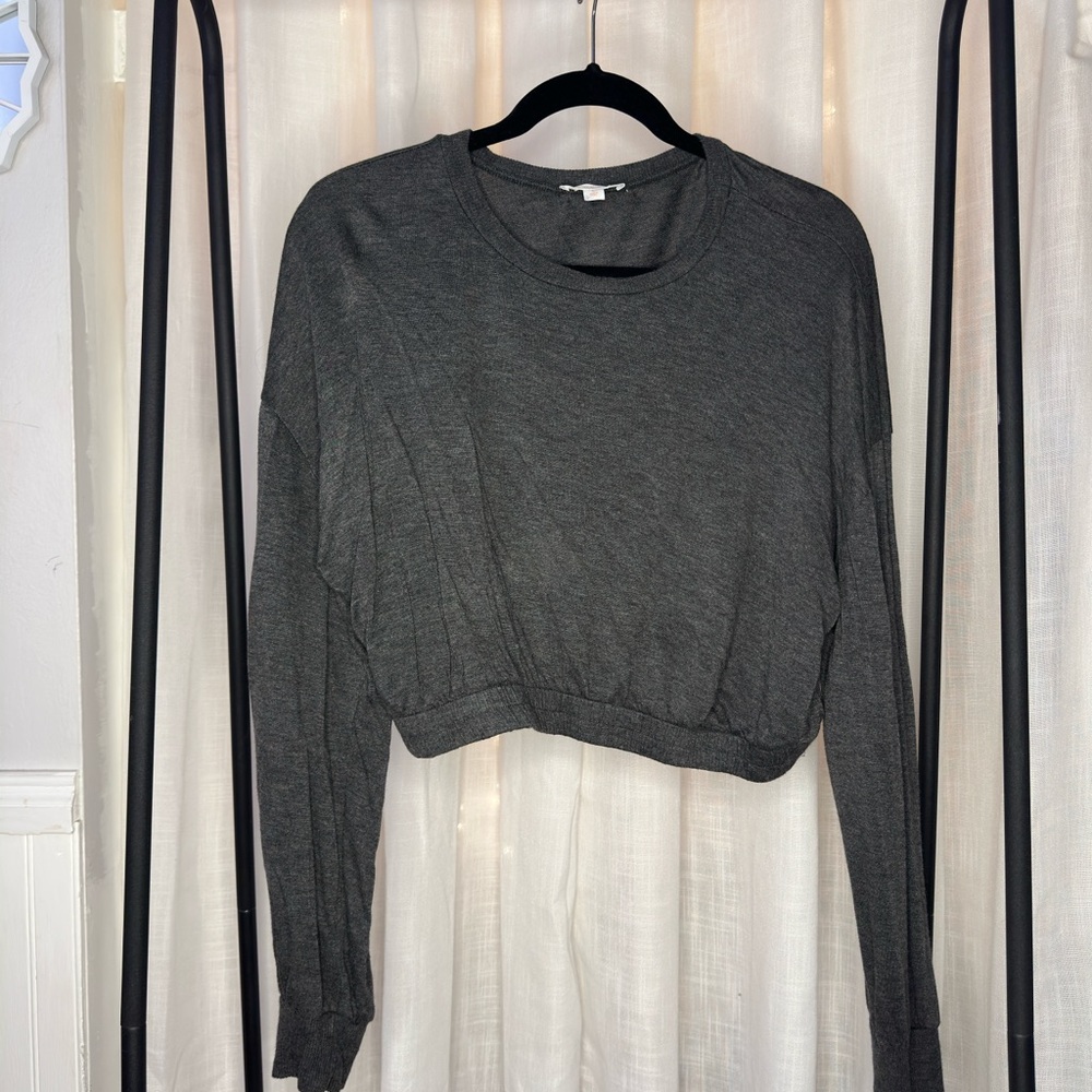 Long Sleeve Cropped Shirt